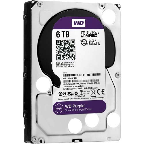 Western Digital Purple 6TB 3.5 Inch SATA 5400RPM Surveillance Internal (HDD) Hard Drive Price in Bangladesh
