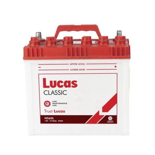 Lucas CLS NS60/S/L 12V-45Ah Vehicle Battery Price in Bangladesh