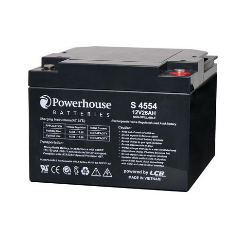 PowerHouse S4554 12V-26Ah M5 Sealed Lead Acid Battery in Bangladesh