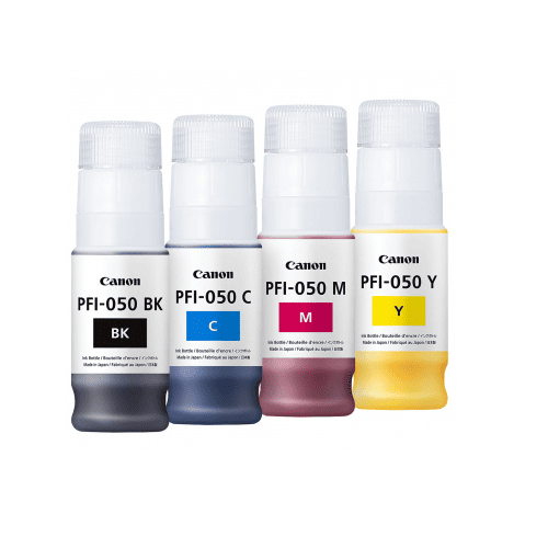 Canon PFI-050 CMYBK Full Set Refill Ink Bottle Price in Bangladesh