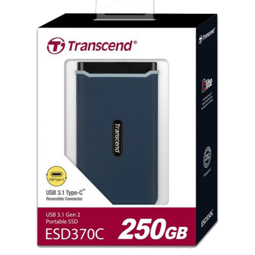 Transcend ESD370C 250GB Navy Blue Portable Type-C SSD Price in Bangladesh