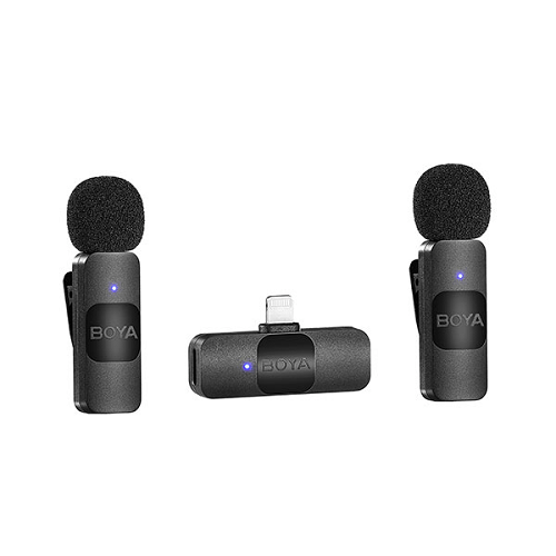 BOYA BY-V2 Ultracompact 2.4GHz Wireless Microphone System for iOS Device Price in Bangladesh