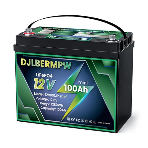 DJDC 12V100AH Mini LiFePO4 Deep Cycle Lithium Battery Price in Bangladesh