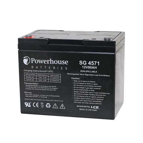 PowerHouse SG4571 12V-80Ah Deep Cycle Gel Type Battery in Bangladesh