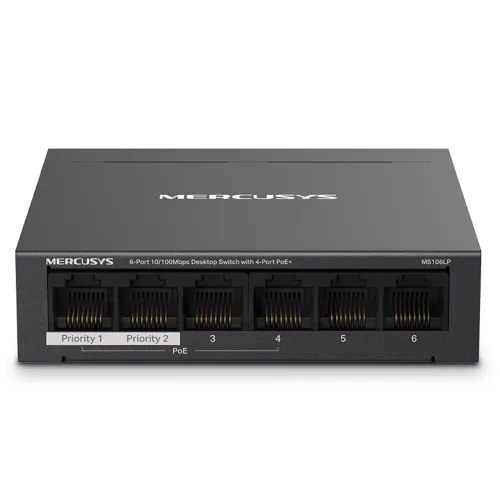 Mercusys MS106LP 6-Port 10/100Mbps PoE Desktop Switch Price in Bangladesh