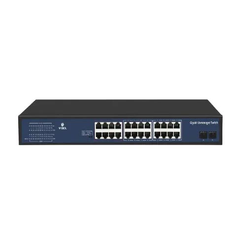 Vsol V1124-2S 24 Port Unmanaged Gigabit Desktop Switch Price in Bangladesh