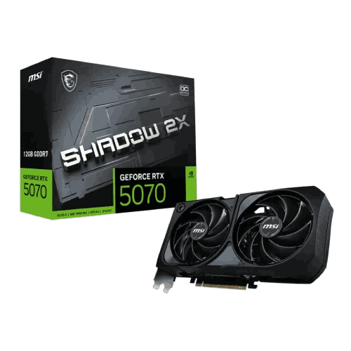 MSI GeForce RTX 5070 12G SHADOW 2X OC 12GB GDDR7 Graphics Card Price in Bangladesh