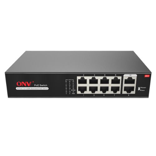 ONV H1108PSD 8-Port 2 Up-Link 100Mbps Transmission PoE Switch Price in Bangladesh
