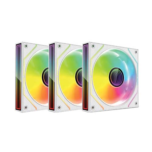 Value Top CR10-W1236ARGB 120mm (3xFAN) ARGB White Casing Cooling Fan With Control Hub Price in Bangladesh
