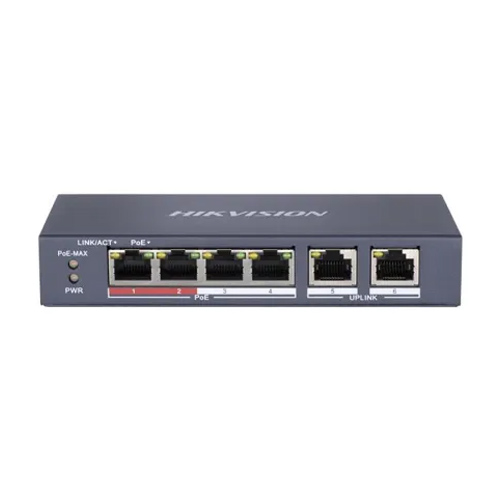 Hikvision DS-3E0106MP-E/M 4 Port Unmanaged PoE Switch Price in Bangladesh