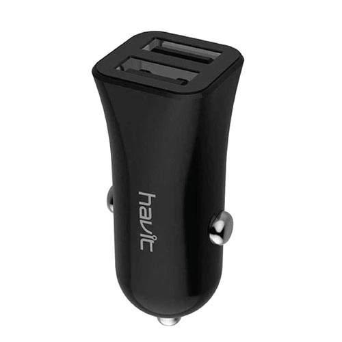 Havit H236 2.1A Dual USB Black Car Charger Price in Bangladesh