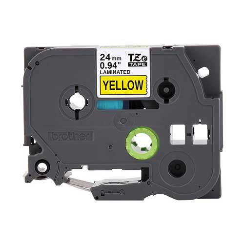 Brother TZe-651 (24mm x 8m) Black & Yellow Tape Cartridge  Price in Bangladesh