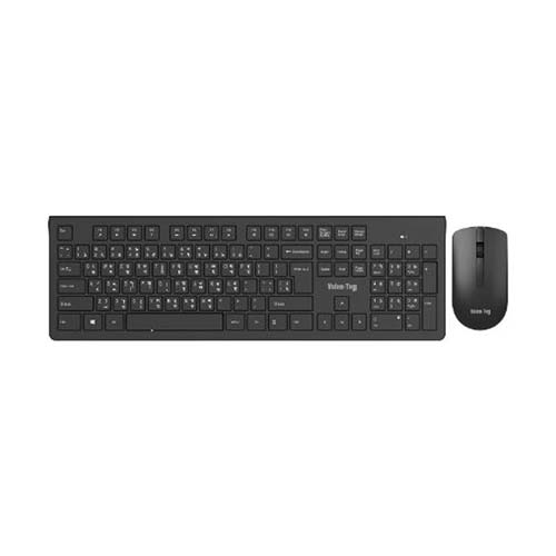 Value Top KMW1095B Black Wireless Keyboard & Mouse Combo with Bangla Price in Bangladesh