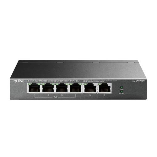 TP-Link TL-SF1006P 6-Port 10/100Mbps Desktop PoE Switch with 4-Port PoE+ in Bangladesh