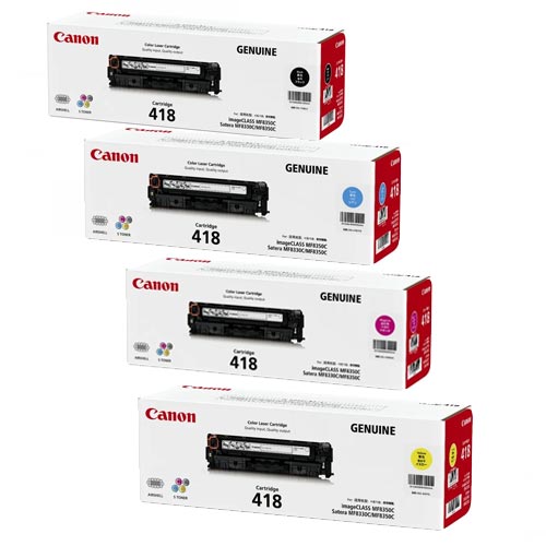 Canon 418 BK-CMY Full Set Original Toner Cartridge Price in Bangladesh