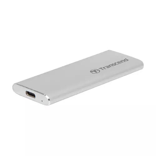 TRANSCEND ESD260C 500GB USB 3.1 Gen 2 Type-C Silver Portable SSD in Bangladesh