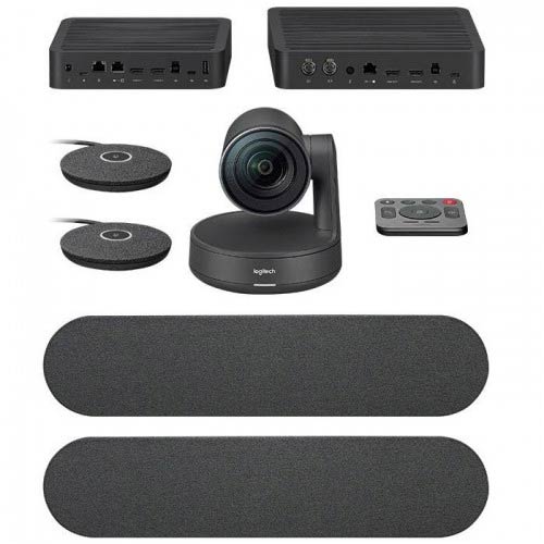 Logitech Rally Plus Video Conferencing Set (8 Pcs Set/Audio Coverage 24 Feet) Price in Bangladesh