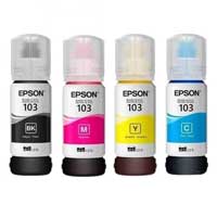 Epson 103 CMYK 4 Color Original Full Set Ink Bottle
