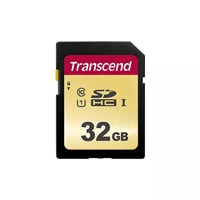 Transcend 500S 32GB SDXC/SDHC Class 10 UHS-I U1 Memory Card