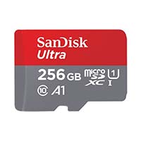 SanDisk Ultra 256GB Class 10 SDHC Micro SD Card