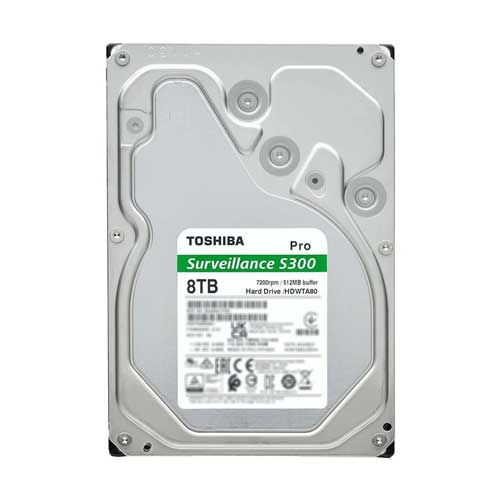 Toshiba S300 Pro 8TB 3.5 Inch SATA 7200RPM Surveillance HDD Price in Bangladesh