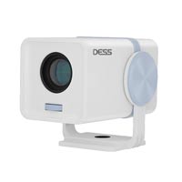 Dess T1 White Blue Outdoor Portable Mini 4K Projector