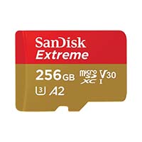 SanDisk A2 256GB Extreme microSDXC UHS-I Memory Card