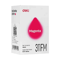 Deli 311FM 100 ml Magenta Ink Bottle for D311NW Printer