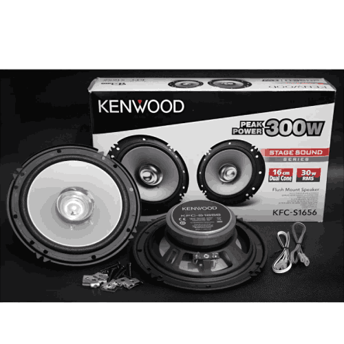 Kenwood KFC-S1656 High Quality Dual Cone Car Speaker