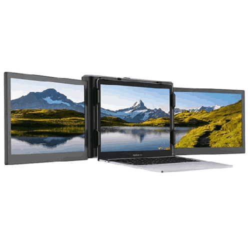 Eloam EL-P2 PRO Portable Triple-Screen Extender Monitor Attach to Laptops