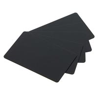 Seaory 100 Pcs Matt Black Food Grade Plastic Cards