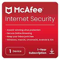 McAfee Internet Security 2023 Single Device One Year