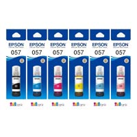 Epson 057 Genuine Ink Bottle Six (06) Color Pack Set for EPSON L8050, EPSON L18050, L8150W Printer Price in Bangladesh