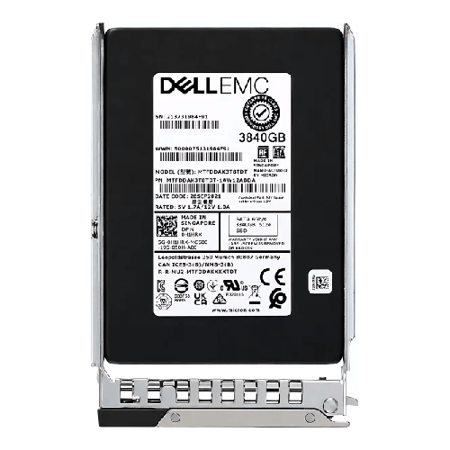 Dell EMC MZ7L33T8HBNA-00B7C 3.84TB SATA Datacenter SSD