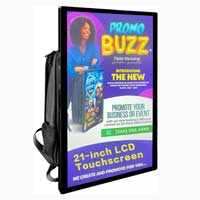Nerox NB21A 21.5" Android Walking Backpack Advertising Machine