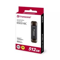 Transcend ESD310C 512GB USB Type-C Portable SSD